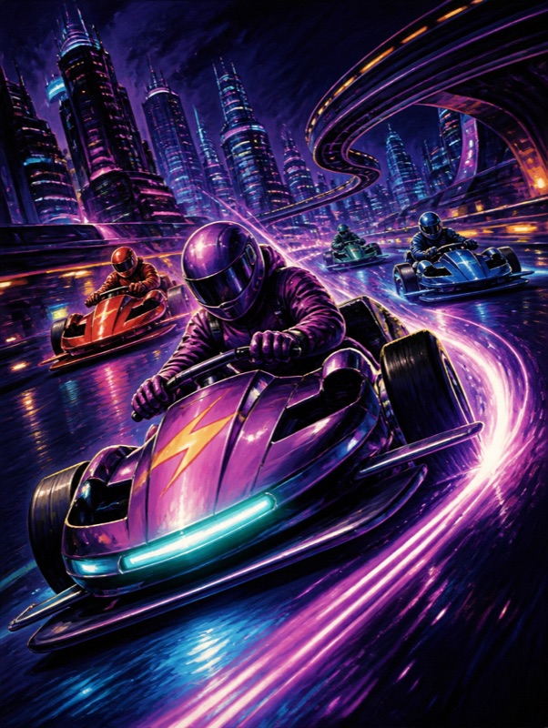 Cover artwork of Neon Kart 1994